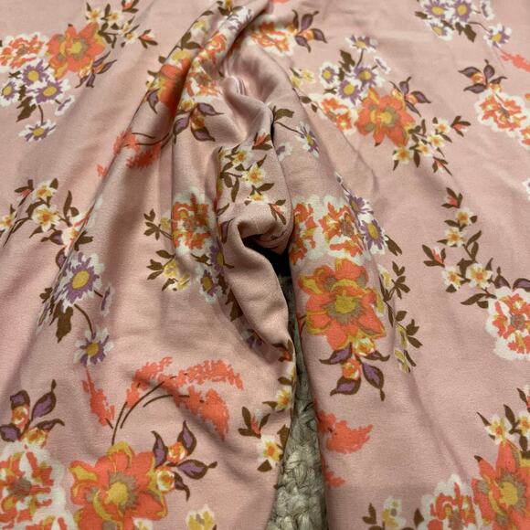 Aerie Offline Real Me 7/8 Legging Sz S Pink Floral Pattern Inseam 25 Athleisure - Picture 2 of 5